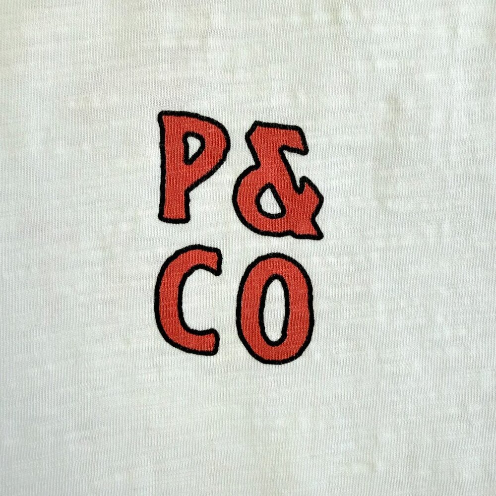 P&CO Romance Ain’t Dead Tee White Extra Small Skeleton Graphic T-Shirt - Picture 3 of 10